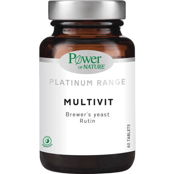 Δώρο Power Health Platinum Range Multivit Συμπλήρωμα Διατροφής Πολυβιταμινών με Μαγιά Μπύρας 60tabs