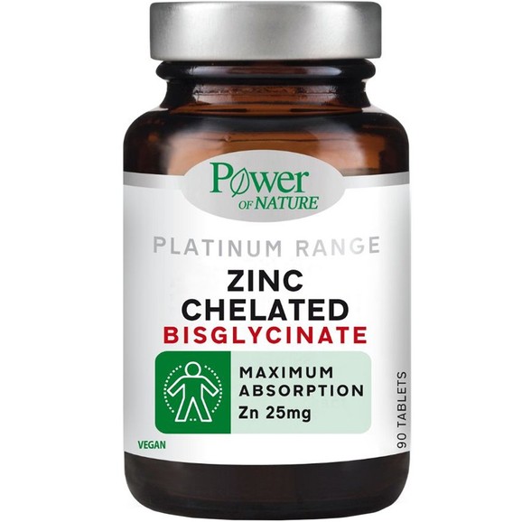 Power Health Platinum Range Zinc Chelated Bisglycinate 90tabs
