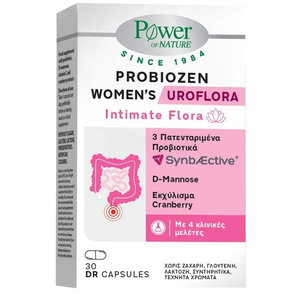 Power Health Platinum Range Probiozen Women\'s Uroflora Intimate Flora 30caps
