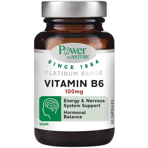 Power Health Platinum Range Vitamin B6 100mg, 60caps