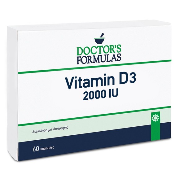 Doctor\'s Formulas Vitamin D3 2000 IU 60 Soft.caps