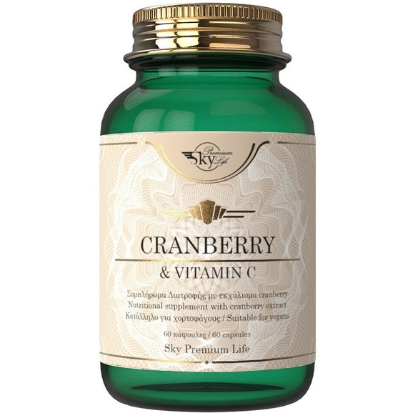 Sky Premium Life Cranberry & Vitamin C 60caps Sky Premium Life Cranberry & Vitamin C 60caps