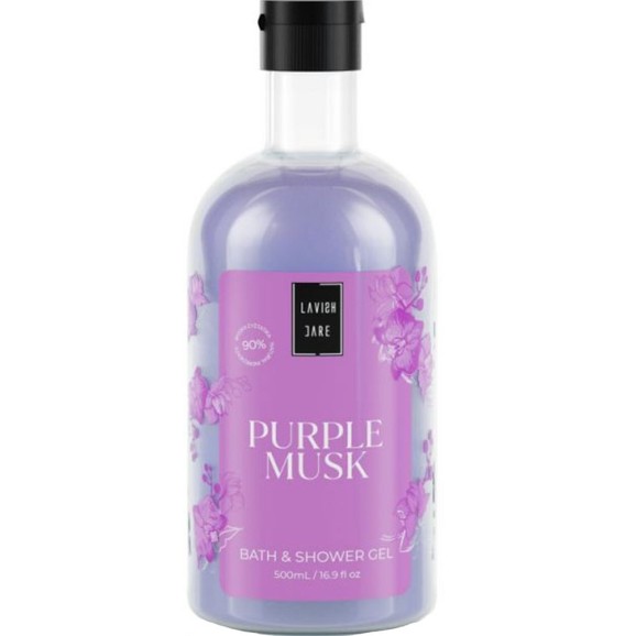 Lavish Care Shower Gel Purple Musk 500ml