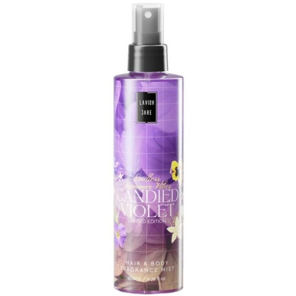Lavish Care Candied Violet Fragrance Hair & Body Mist 200ml