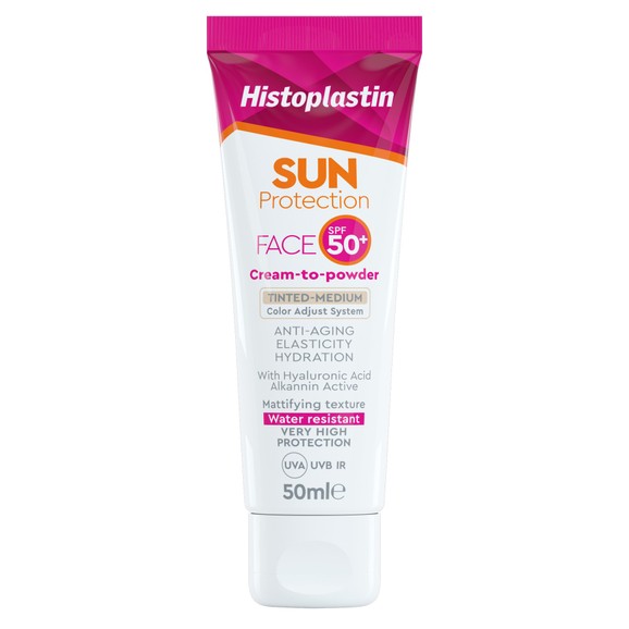 Histoplastin Sun Protection Face Cream to Power Tinted Spf50+, 50ml