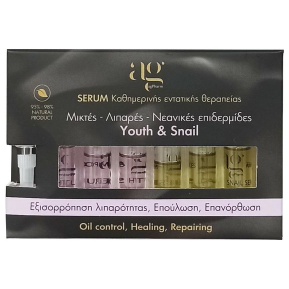 AgPharm Youth & Snail Face Serum with Dropper 6x2ml