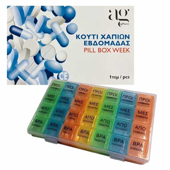 AgPharm Pill Box Week 1 Τεμάχιο