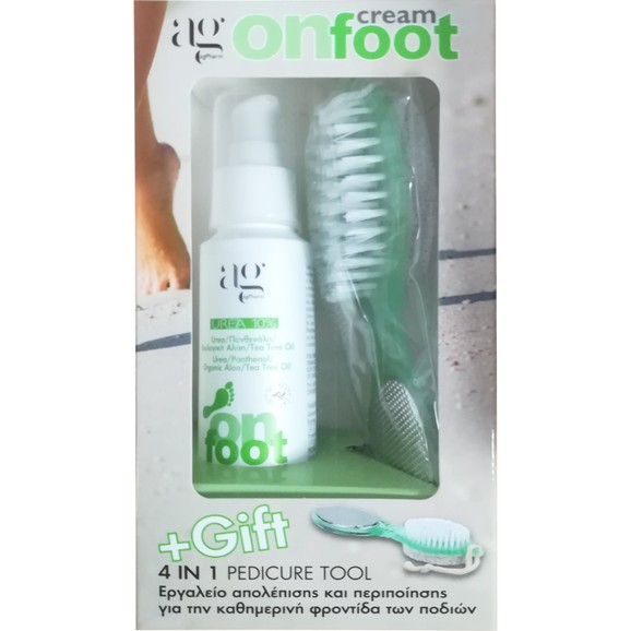 AgPharm Πακέτο Προσφοράς on Foot Regenerating Cream with Softening Effect for Knees & Heels 100ml & Δώρο 4 in 1 Pedicure Tool 1 Τεμάχιο