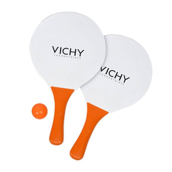 Δώρο Vichy Beach Rackets Σετ Ρακέτες Παραλίας 1 Ζευγάρι