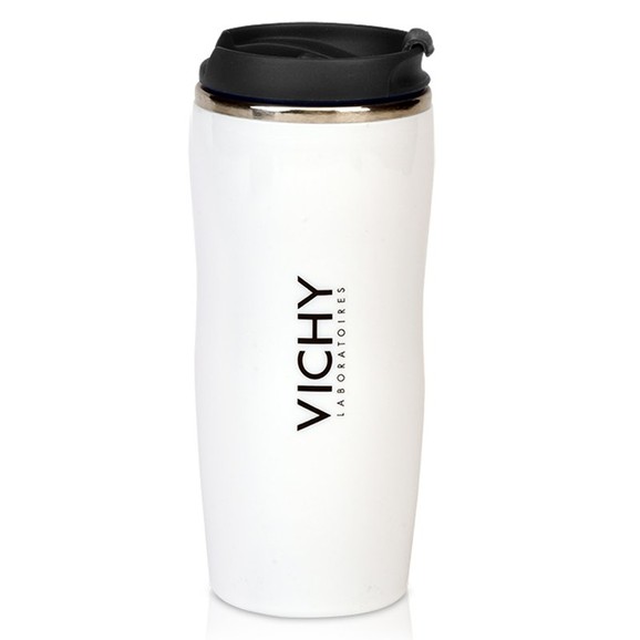 Δώρο Vichy Coffee Tumbler Ποτήρι Θερμός με Καπάκι για Ροφήματα (Τυχαία Επιλογή Χρώματος) 1 Τεμάχιο