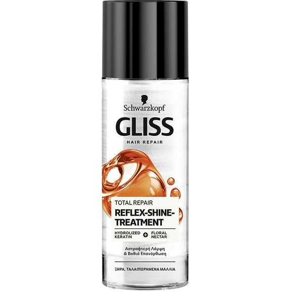 Schwarzkopf Gliss Treatment Total Repair Reflex Shine Ορός Κερατίνης για Ξηρά & Ταλαιπωρημένα Μαλλιά 150ml Schwarzkopf Gliss Treatment Total Repair Reflex Shine Ορός Κερατίνης για Ξηρά & Ταλαιπωρημένα Μαλλιά 150ml