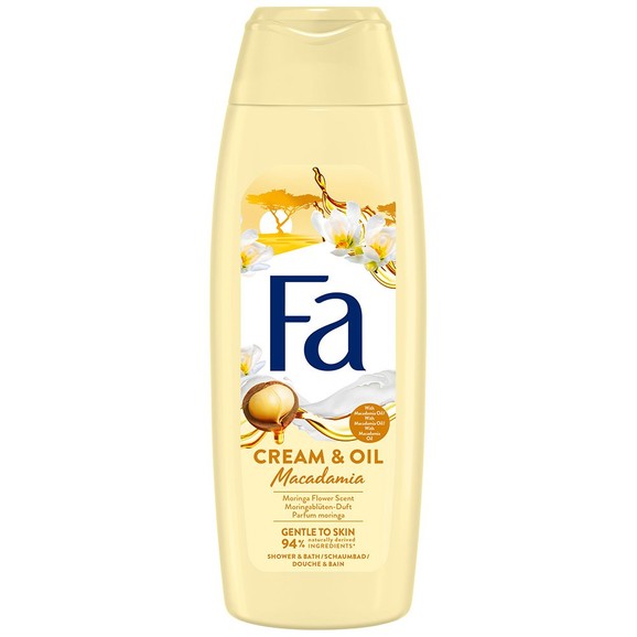 Fa Cream & Oil Shower Bath with Macademia Oil 750ml