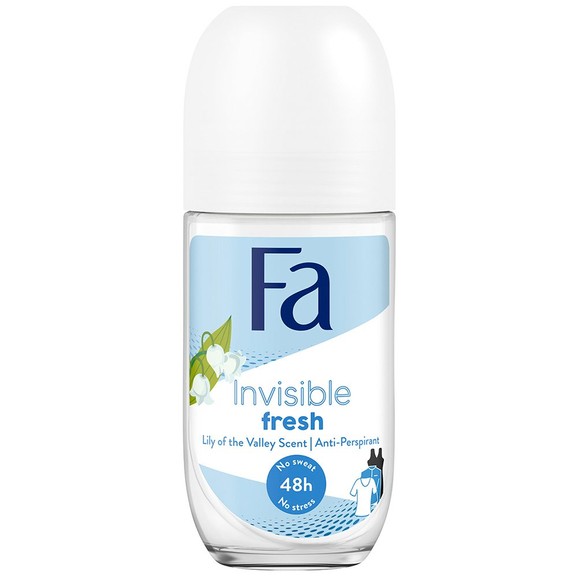 Fa Invisible Fresh Lily 48h Anti Perspirant Deodorant Roll on 50ml