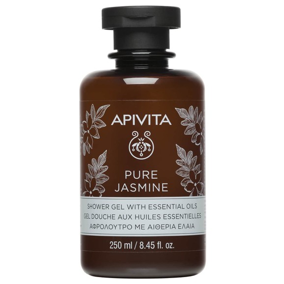 Apivita Pure Jasmine Shower Gel With Essential Oils Ενυδατικό Αφρόλουτρο με Αιθέρια Έλαια για Θρέψη της Επιδερμίδας 250ml Apivita Pure Jasmine Shower Gel With Essential Oils Ενυδατικό Αφρόλουτρο με Αιθέρια Έλαια για Θρέψη της Επιδερμίδας 250ml