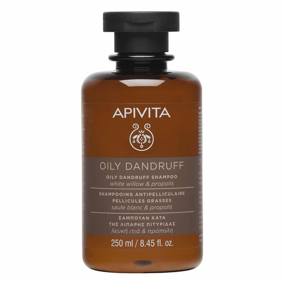 Apivita Oily Dandruff Shampoo With White Willow & Propolis 250ml Apivita Oily Dandruff Shampoo With White Willow & Propolis 250ml