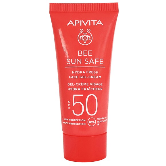 Δείγμα Apivita Bee Sun Safe Hydra Fresh Face Gel-CreamSpf50 Ενυδατική Κρέμα Gel Ελαφριάς Υφής 15ml