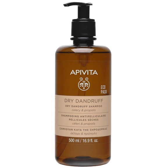 Apivita Dry Dandruff Shampoo with Celery & Propolis Eco Pack 500ml Apivita Dry Dandruff Shampoo with Celery & Propolis Eco Pack 500ml