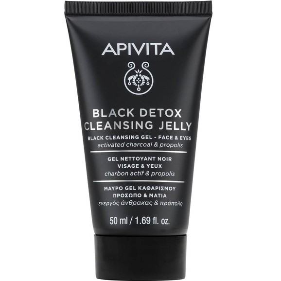 Δώρο Apivita Black Detox Cleansing Jelly Face & Eyes Travel Size 50ml