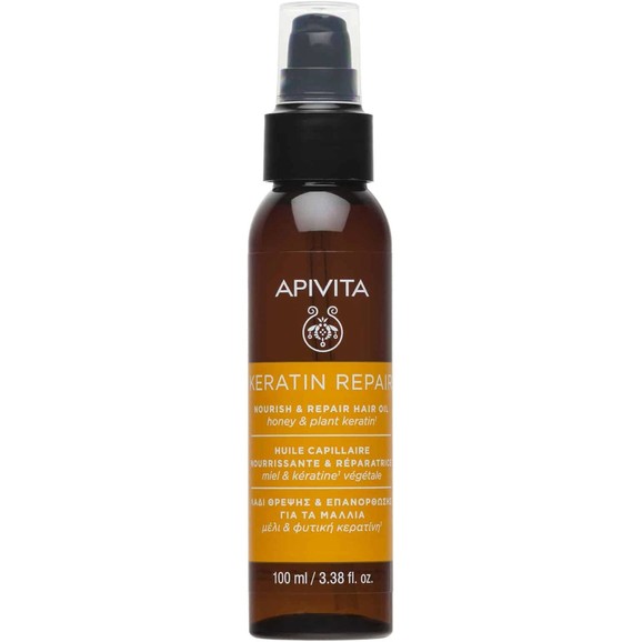 Δώρο Apivita Keratin Repair & Nourish Hair Oil 100ml Δώρο Apivita Keratin Repair & Nourish Hair Oil 100ml