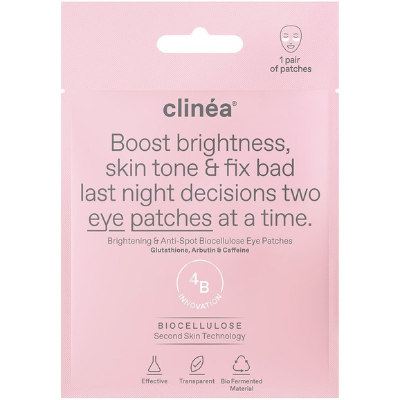 Clinea Brightening & Anti-Spot Biocellulose Eye Patches 1 Ζευγάρι 