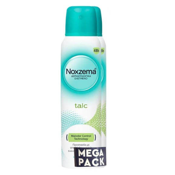 Noxzema Promo Talc Antiperspirant Spray 300ml (2x150ml)