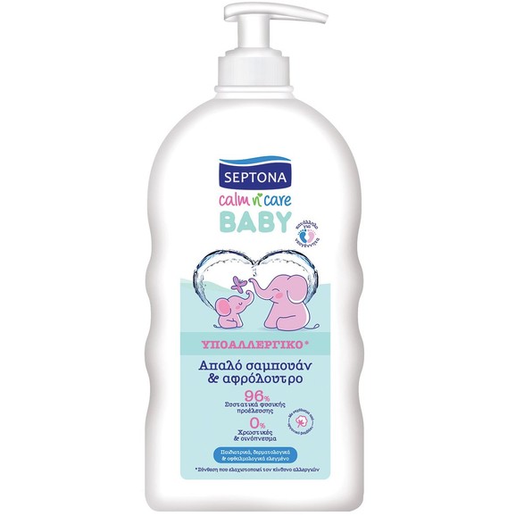 Septona Calm n\' Care Hypoallergenic Baby Shampoo & Shower Gel 500ml