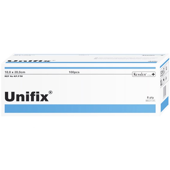Kessler Unifix Non Sterilized Extra Soft Gauze 100 Τεμάχια - 10x20cm 8ply
