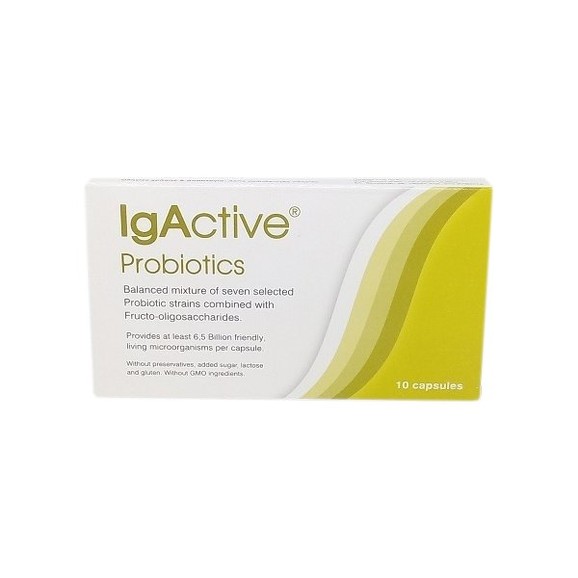 IgActive Probiotics Ισορροπημένος Συνδυασμός 7 Επιλεγμένων Προβιοτικών 10caps