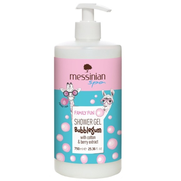 Messinian Spa Bubblegum With Cotton & Berry Extract Shower Gel 750ml