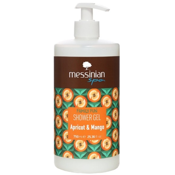 Messinian Spa Apricot & Mango Shower Gel 750ml