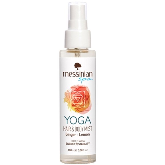 Messinian Spa Hair & Body Mist Yoga Ginger & Lemon 100ml