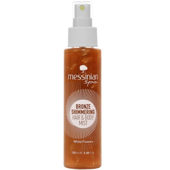 Messinian Spa Hair & Body Mist Bronze Shimmering White Flowers 100ml