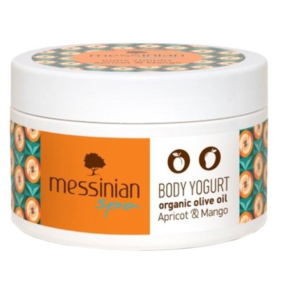 Messinian Spa Organic Olive & Apricot & Mango Body Yogurt 250ml Messinian Spa Organic Olive & Apricot & Mango Body Yogurt 250ml