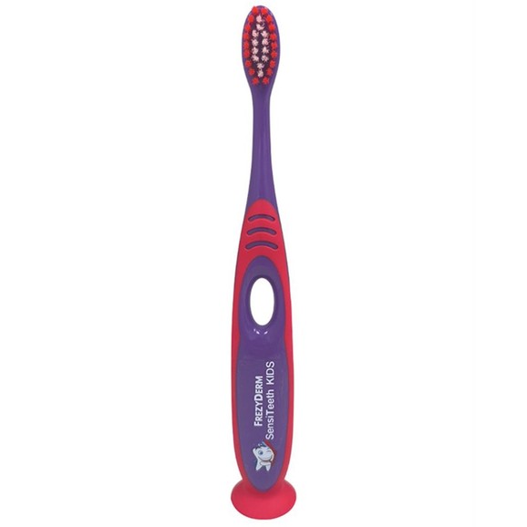 Frezyderm SensiTeeth Toothbrush Soft 1 Τεμάχιο - Μωβ / Κόκκινο