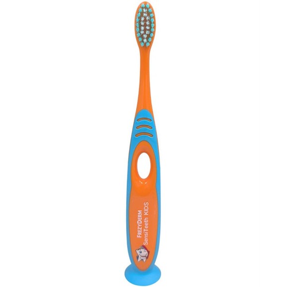 Frezyderm SensiTeeth Toothbrush Soft 1 Τεμάχιο - Πορτοκαλί / Γαλάζιο