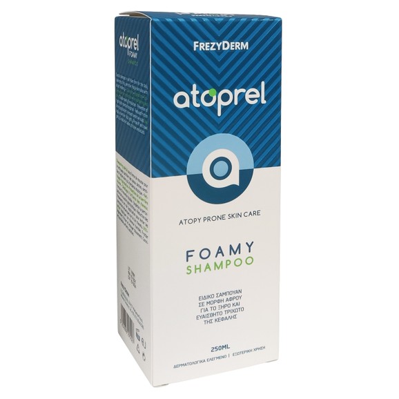 Frezyderm Atoprel Foamy Shampoo for Dry & Sensitive Scalp 250ml Frezyderm Atoprel Foamy Shampoo for Dry & Sensitive Scalp 250ml