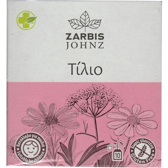 Zarbis Johnz Lime Tree Tea 10 Τεμάχια (10 Φακελάκια x 1.2g) Zarbis Johnz Lime Tree Tea 10 Τεμάχια (10 Φακελάκια x 1.2g)