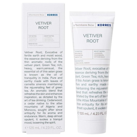 Korres Vetiver Root Aftershave Γαλακτωμα για Μετά το Ξύρισμα 125ml