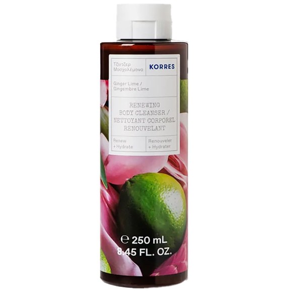 Korres Ginger Lime Renewing Shower Gel 250ml