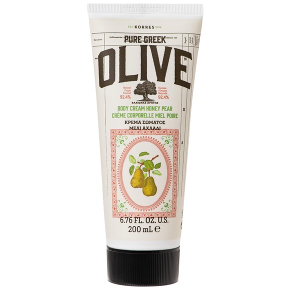Korres Pure Greek Olive Body Cream Honey Pear 200ml Korres Pure Greek Olive Body Cream Honey Pear 200ml