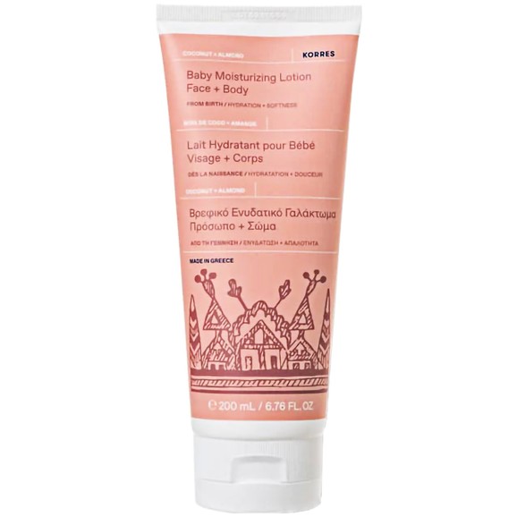 Korres Coconut & Almond Baby Moisturizing Face & Body Lotion 200ml