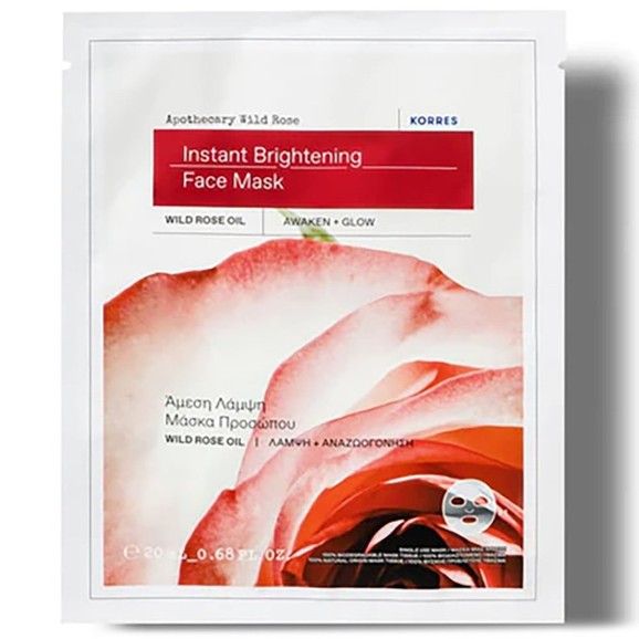 Korres Apothecary Wild Rose Instant Brightening Face Mask 1x20ml