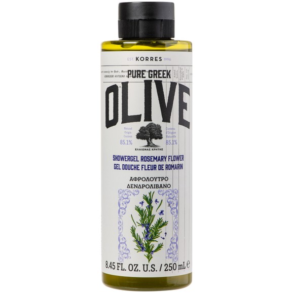 Korres Pure Greek Olive Shower Gel Rosemary Flower 250ml