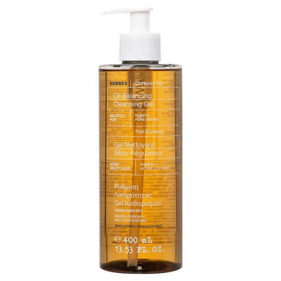 Korres Oil Balancing Cleansing Gel Olympus Tea - 400ml Korres Oil Balancing Cleansing Gel Olympus Tea - 400ml