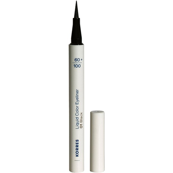 Korres Liquid Color Eyeliner 1ml - 01 Black Korres Liquid Color Eyeliner 1ml - 01 Black