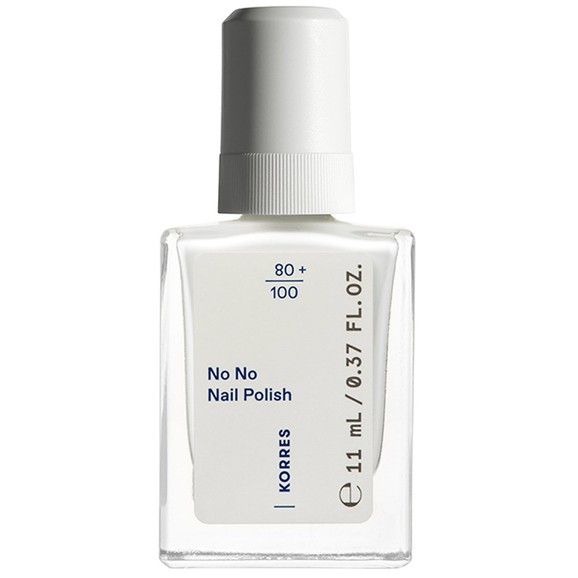 Korres No No Nail Polish 11ml - 01 Pure White Korres No No Nail Polish 11ml - 01 Pure White