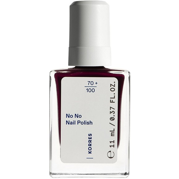 Korres No No Nail Polish 11ml - 59 Burgundy Red Korres No No Nail Polish 11ml - 59 Burgundy Red