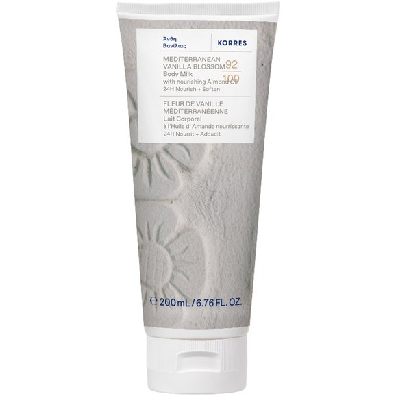 Korres Mediterranean Vanilla Blossom & Nourishing Almond Oil Body Milk 200ml