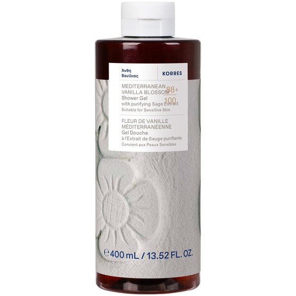 Korres Renewing Body Cleanser Mediterranean Vanilla Blossom Shower Gel 400ml