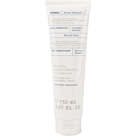 Korres Greek Yoghurt Probiotic Foaming Cream Cleanser 150ml